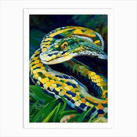 Beaked Sea Snake Painting Art Print