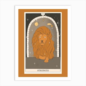 Strength Tarot Card Art Print