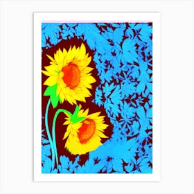 Sunflowers day Art Print