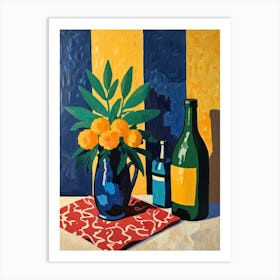 Still Life With Flowers Art Print