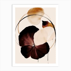 Halo Flowers No 10 Art Print