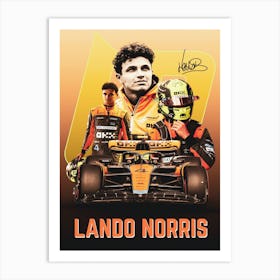 Lando Norris 2 Art Print