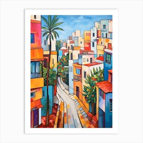 Tel Aviv Israel 1 Fauvist Painting Art Print