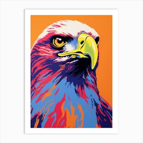 Andy Warhol Style Bird Harrier 2 Art Print