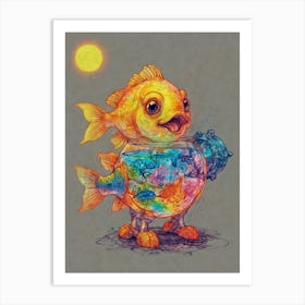 Fish Bowl Art Print