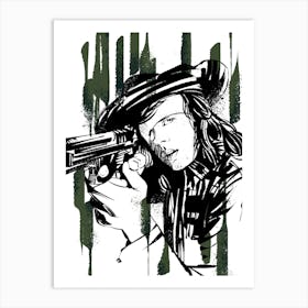 Walking Dead Carl Art Print