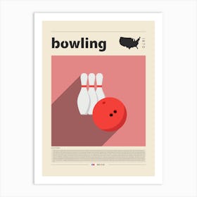 Bowling Art Print