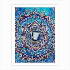 Throat Chakra Art Print