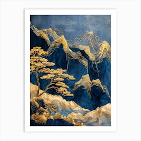 Asian Landscape 45 Art Print