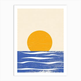 Sunset Over The Ocean 47 Art Print