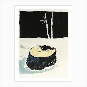 'Tree Stump' Art Print