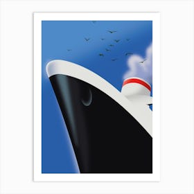 Cruise Ship Art Print