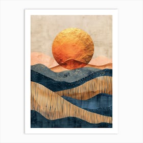 Sunset Canvas Print 7 Art Print