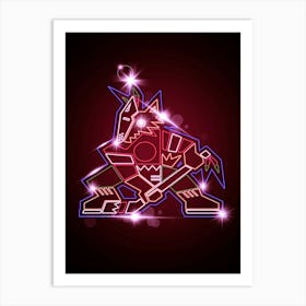 Arizona Coyotes 1 Art Print