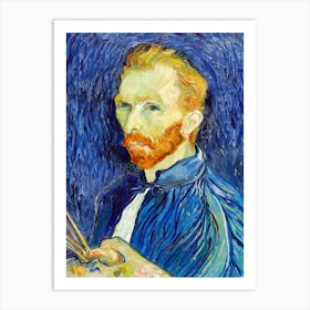Self Portrait (1889), Vincent Van Gogh 1 Art Print