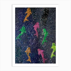 Cosmic Fish Art Print