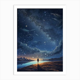 Starry Night 1 Art Print