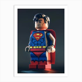 Lego Superman 1 Art Print