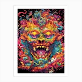 Psychedelic Art 2 Art Print