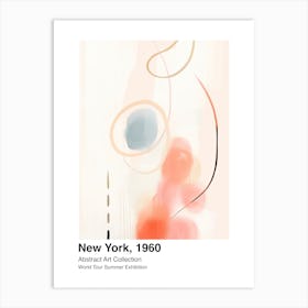 World Tour Exhibition, Abstract Art, New York, 1960 9 Art Print