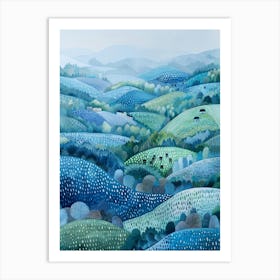 Blue Hills 1 Art Print