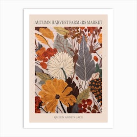 Fall Botanicals Queen Annes Lace 1 Poster Art Print