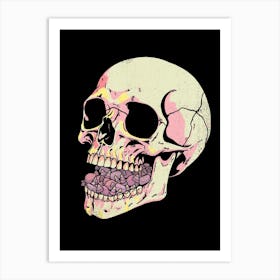 Candy Addict Skull Art Print