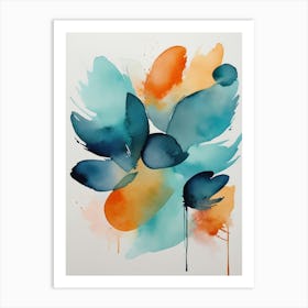 Abstract Watercolor Painting 21 Art Print