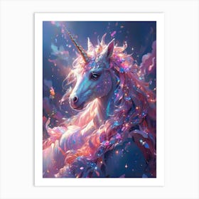 Unicorn Wallpaper Art Print