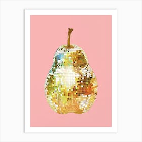 Pear Disco Art Print