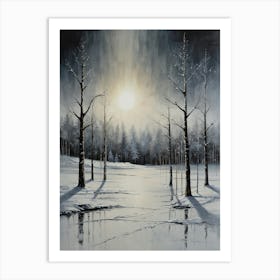 Winter Landscape 4 Art Print