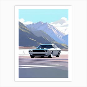 Dodge Challenger 1 Art Print