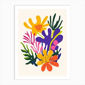 Tropical Flowers 6 Art Print