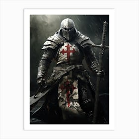 Knight In Shining Armor 2 Art Print