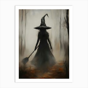 Witch In The Woods 1 Art Print