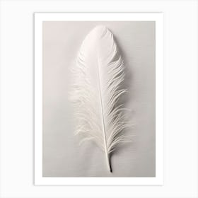 White Feather 1 Art Print