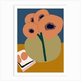 Flowers In A Vase 3 Art Print