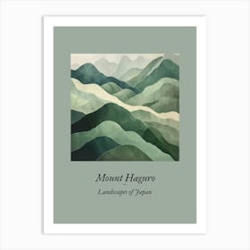 Landscapes Of Japan Mount Haguro 3 Art Print