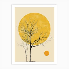 Bare Trees Art Print