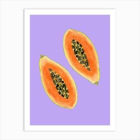 Papaya Art Print