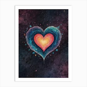 Heart Of The Universe 1 Art Print