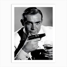 Sean Connery Classic Movie Art Print