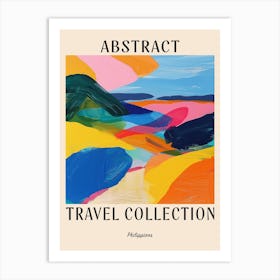 Abstract Travel Collection Poster Philippines 1 Art Print