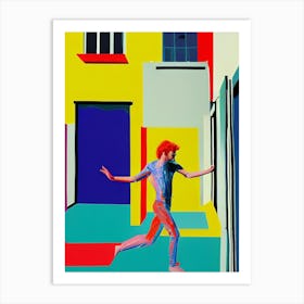 Punk Ziggy Stardust Bowie Art Print