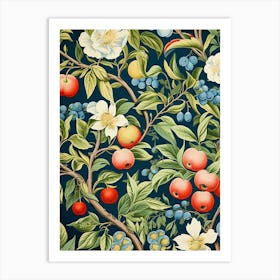 Apricots And Berries Art Print