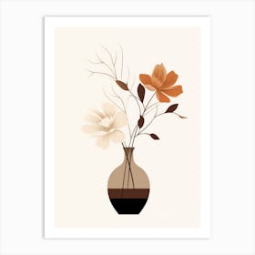 Floral Arrangement In A Vase 1 Art Print