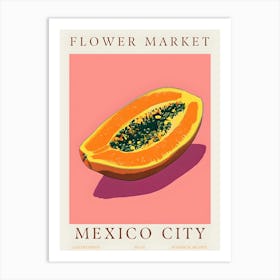 Flower Market Mexico City Art Print