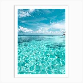 Azure Water 1 Art Print