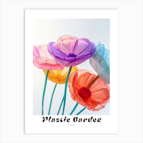 Dreamy Inflatable Flowers Poster Ranunculus 3 Art Print