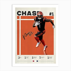 Jamarr Chase Art Print